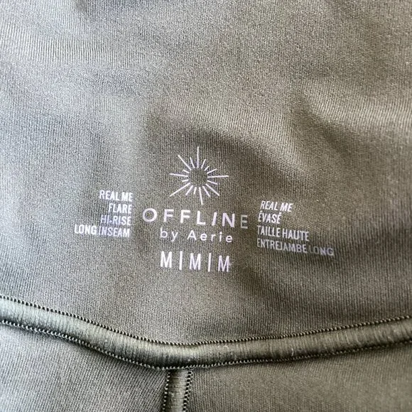Green Offline by Aerie High Rise Long Inseam Yoga Pants - Medium - Picture 6 of 6